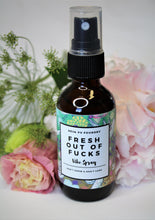 Load image into Gallery viewer, Fresh Out of Fucks- Cooling Cucumber & Mint Room Vibe Spray 2oz